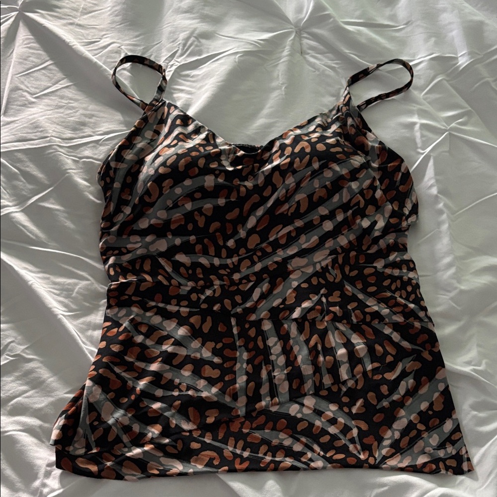 Magicsuit NWOT Women's Print Tankini Sz 12 Top